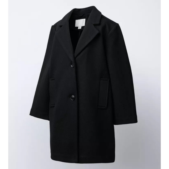Zara Women's Wool Trench Coat - Picture 3 of 6